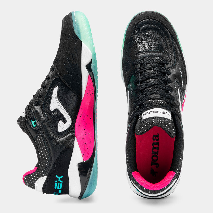 Joma Top Flex Plus Rebound IC - Preto/Rosa