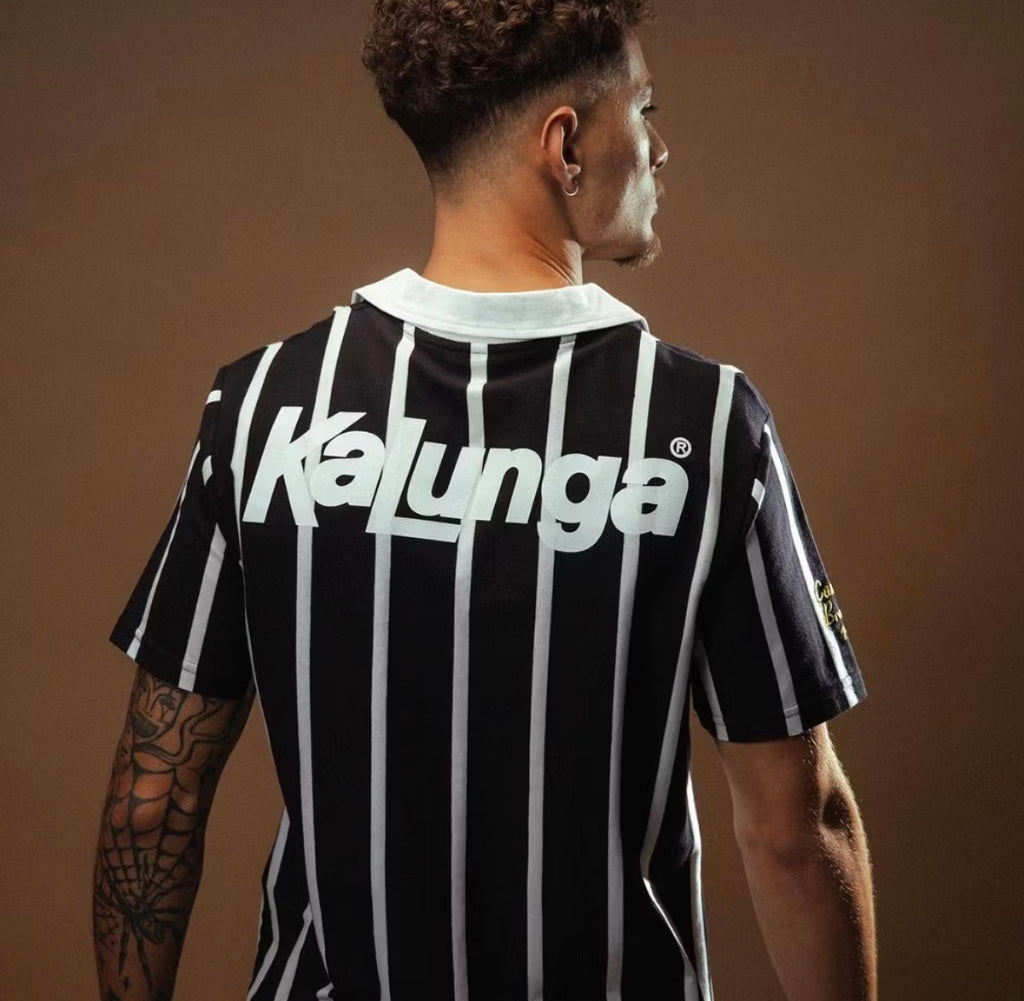 Camisa Polo Retrô Corinthians 1990 Kalunga Masculina Oficial