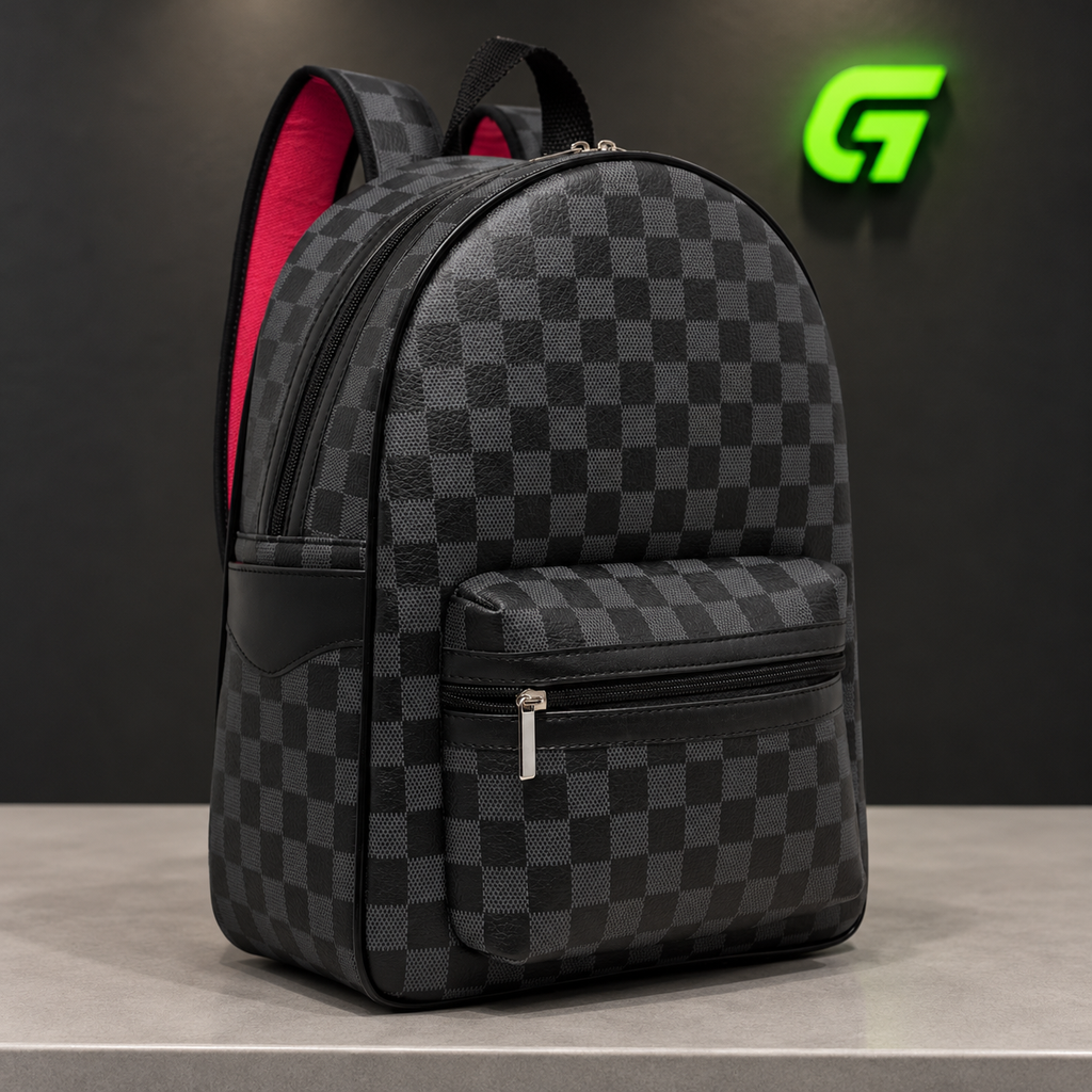 Mochila Quadriculada Masculina