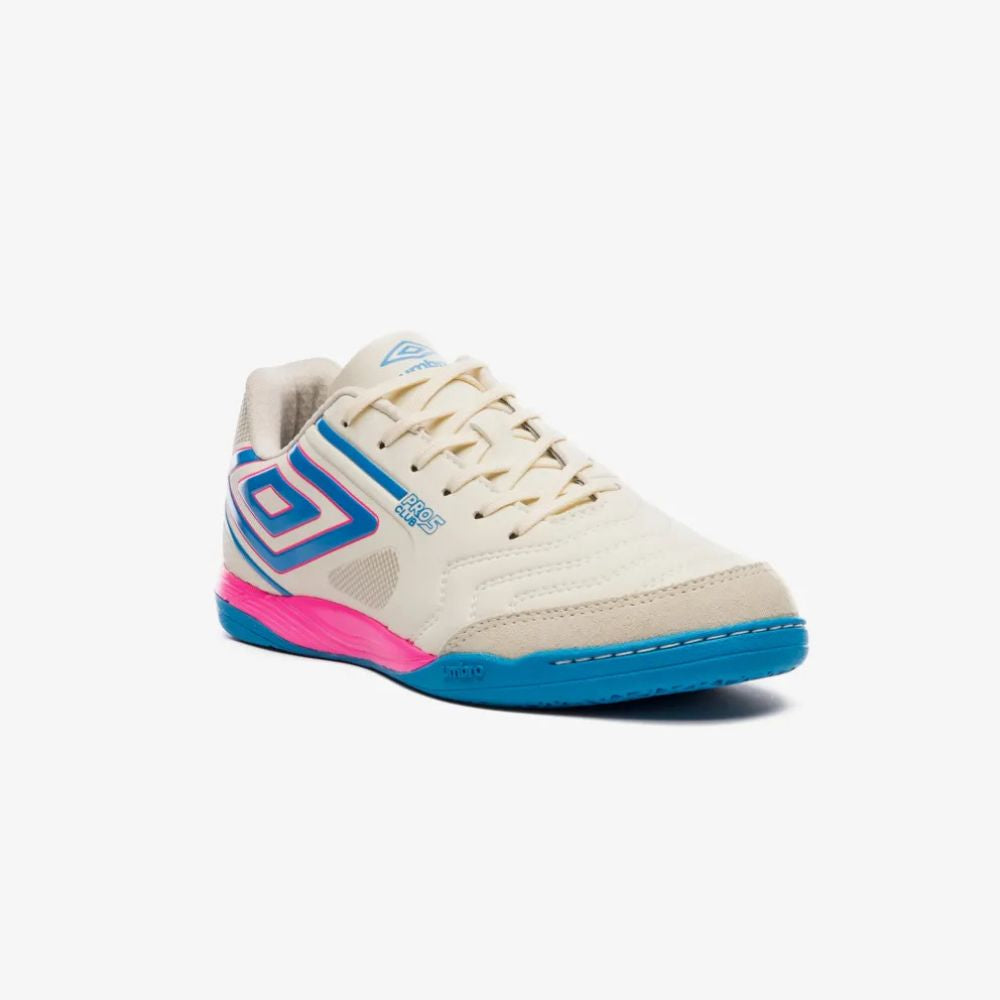 Umbro Pro 5 Branca-Rosa