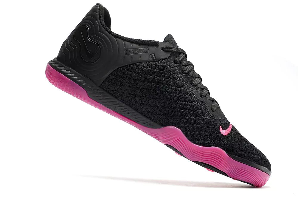 Chuteira Futsal Nike React Gato IC - Preto/Rosa