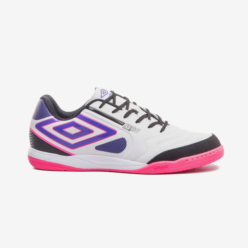 Umbro Pro 5 Branca-Roxa