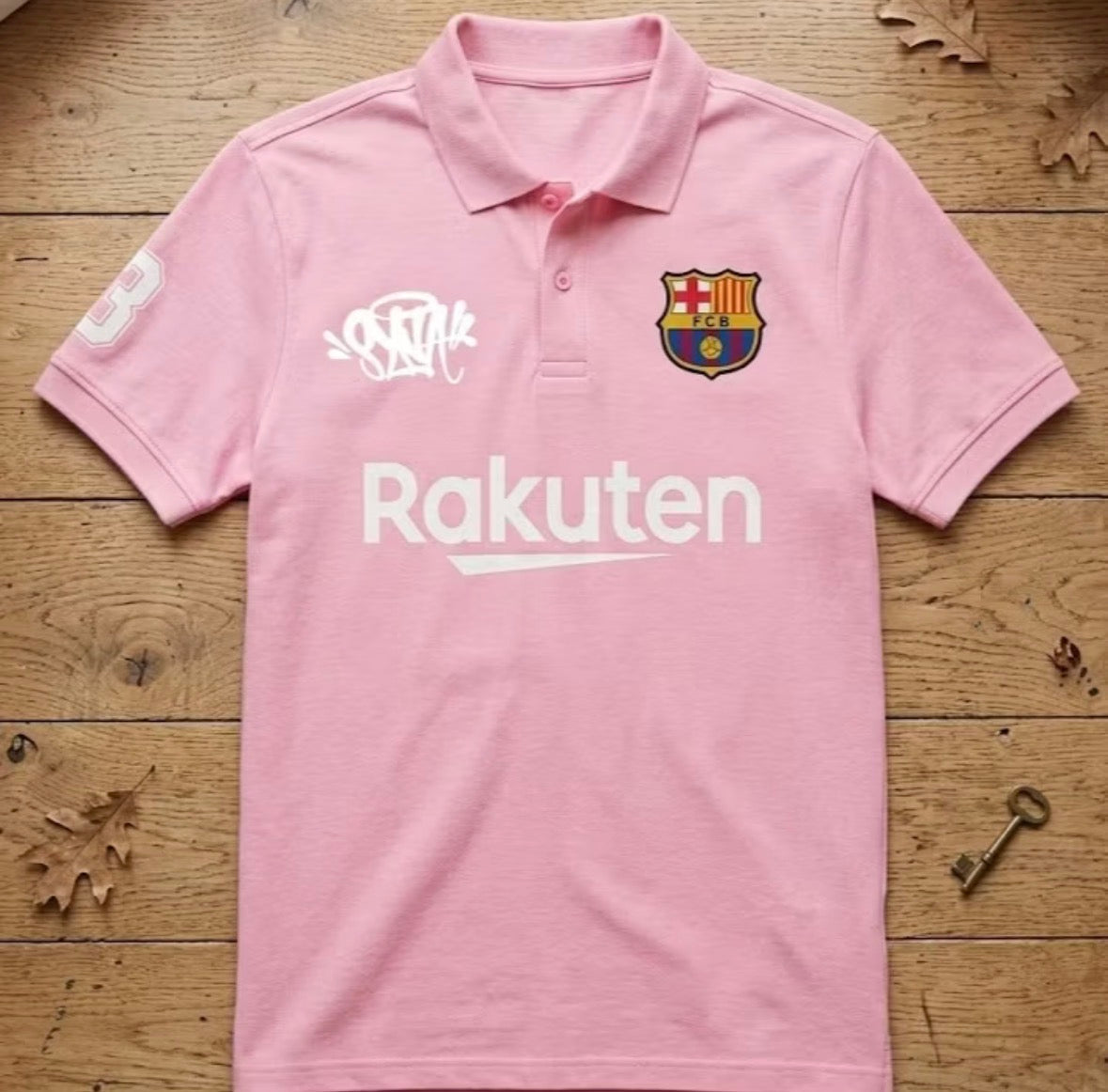 Camisa Polo Barcelona Rosa