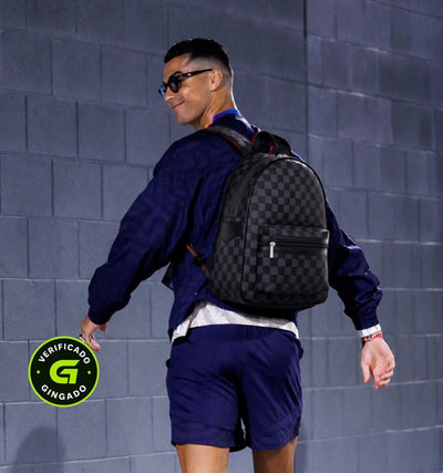 Mochila Quadriculada Masculina