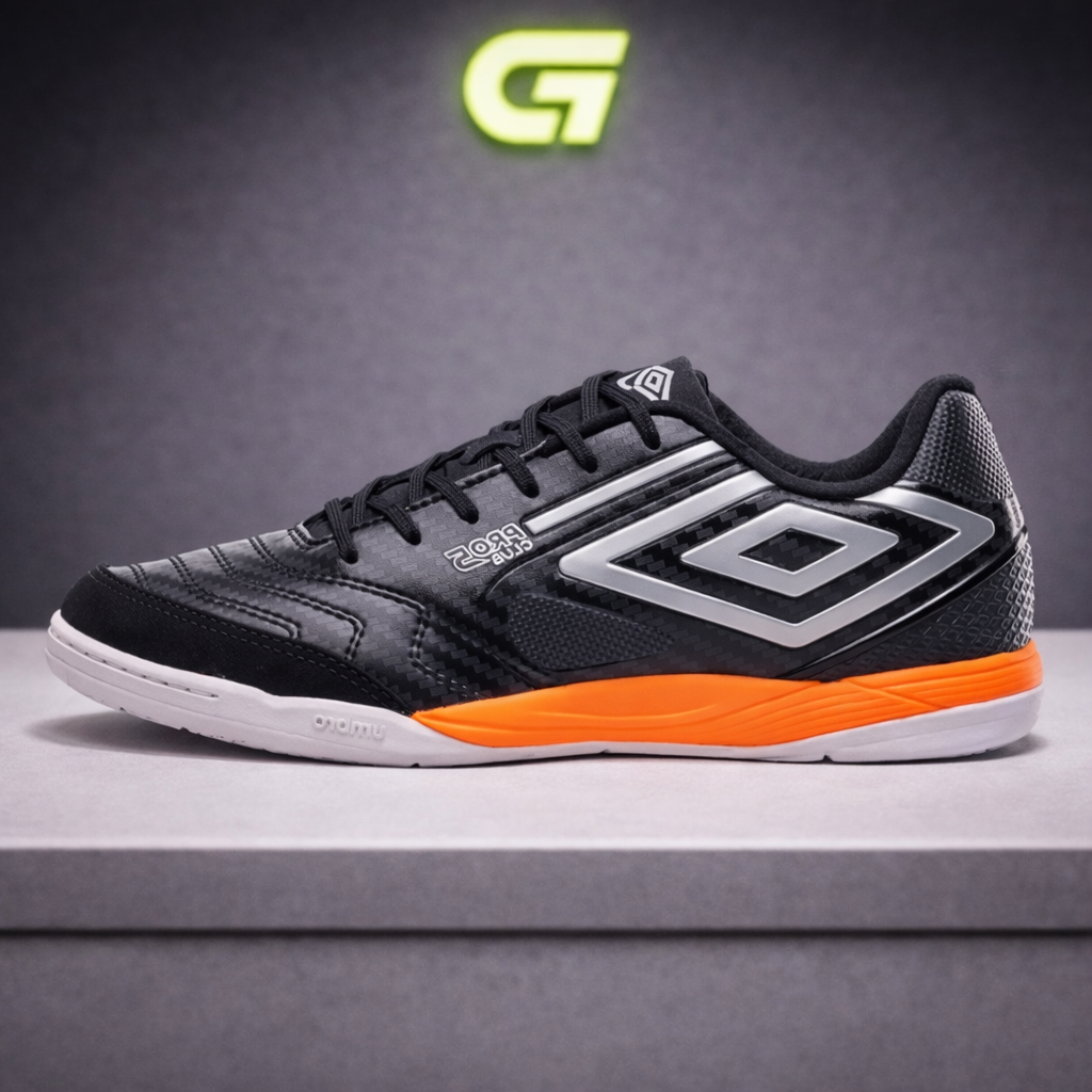 Umbro Pro5 Preta-Laranja