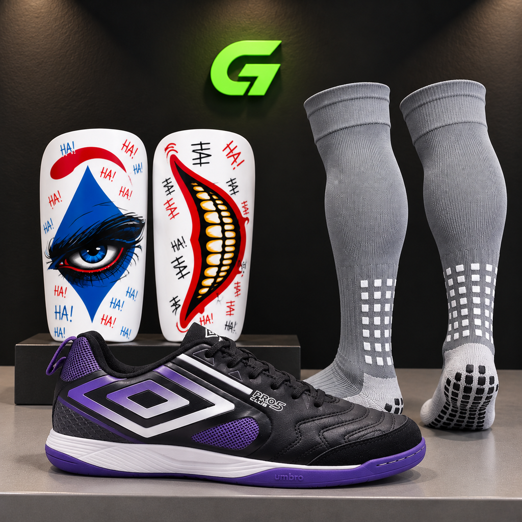Kit Titular | Umbro Pro 5 + Meião + Caneleira