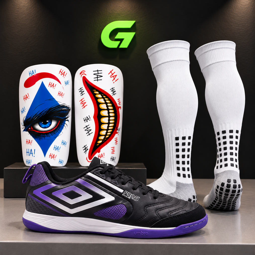 Kit Titular | Umbro Pro 5 + Meião + Caneleira